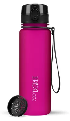 Obrázek produktu pro uberBottle softTouch láhev na pití se sítkem 500ml / Fuchsiově růžová/ 720DGREE