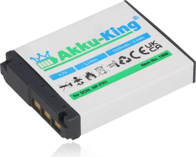 Produktbild von Akku-King 202775, Sony, 1220 mAh, 3,7 V, Lithium-Ion (Li-Ion)