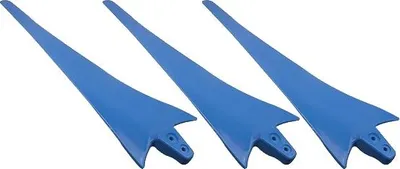 Produktbild von Windturbinen-Nabe, Durchmesser 135mm, 3/5/6 Flügelblätter, 3 blaue Windklingen