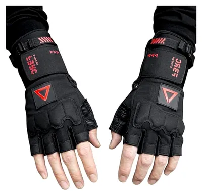 Produktbild von Taktische Fingerlose Handschuhe mit Logo