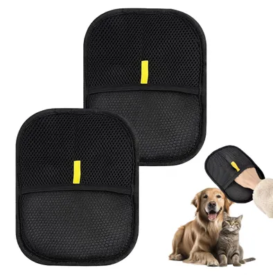 Tierhaarentferner 2er-Set, selbstreinigend, für Sofa, Kleidung & Auto
