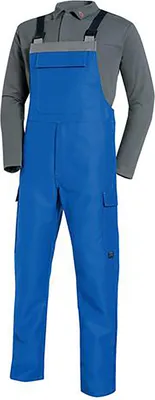 Produktbild von uvex Latzhose welding blau, kornblau Gr. 56, 58