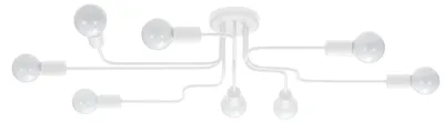 Produktbild von Deckenleuchte Metall Weiß E27 Industrial Design