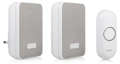 Productafbeelding van Draadloze deurbelset, 150 m bereik, 16 melodieën, 85 dB