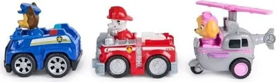 Immagine prodotto di SPIN MASTER PACK CON 3 VEICOLI RETRO TRE Paw Patrol