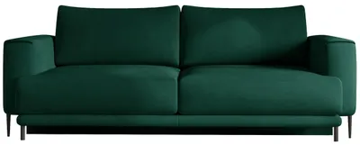Produktbild von Elegantes Dreisitzer-Sofa AVENIA – Dunkelgrün