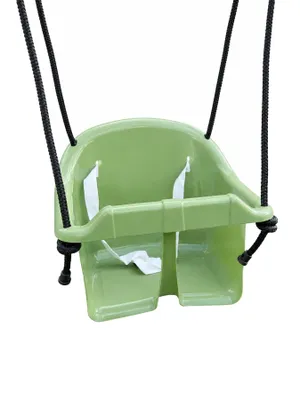Produktbild von Babyschaukelsitz Pastellgrün mit Sicherheitsbügel & Gurt bis 25 kg