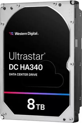 Image de WD Ultrastar DC HA340 WUS721208BLE6L4 - Disque dur - centre de données - 8 To - interne - 3,5" (8,9 cm) - SATA 6Gb/s - 7200 tr/min - mémoire tampon : 256 Mo