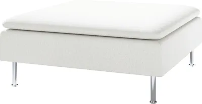 Produktbild von Dekoria Bezug für Söderhamn Fußhocker, creme, 93 x 93 x 40