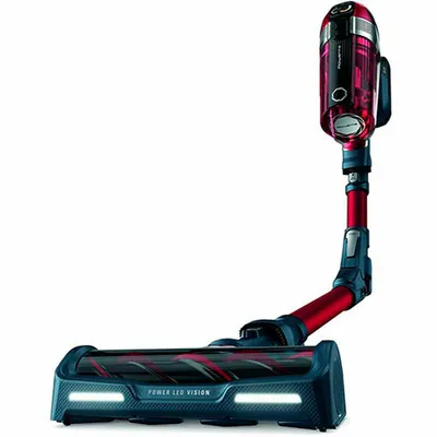 Produktbild von Rowenta X-Force RH9829, 2-in-1-Stabstaubsauger, Beutellos, Rot, Grau, 0,9 l, Rechteckig, Trocken