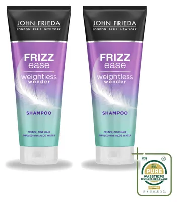 Imagen del producto de 2 champús John Frieda Frizz Ease Weightless Wonder - 250 ml - Pack de 2 unidades