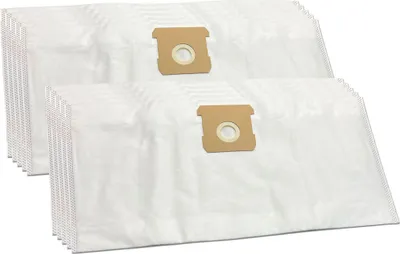 Produktbild von 10 Mikrovlies Staubsaugerbeutel geeignet für Einhel 2351159, 4006825606065, 12 L | 2351165, 4006825623154, 15 L Schmutzfangsack