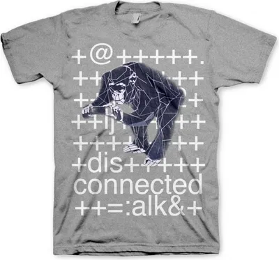 Produktbild von T-Shirt Watch Dogs - Monkey [grau, XL]