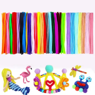 300 Chenilledrähte, 27 Farben, 30 cm, Basteldraht für DIY