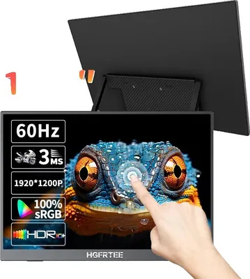 Obrázek produktu pro Přenosný monitor, 10bodová dotyková obrazovka, široká kompatibilita, B141-SZF06L1-T