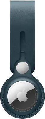 Image de Boucle en cuir Apple pour l'Apple AirTag - Bleu Baltique