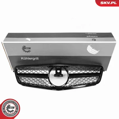 Obrázok produktu pre ESEN SKV 66SKV515 Predná maska chladiča, vhodná pre MERCEDES-BENZ trieda C, sedan (W204), čierna lesklá