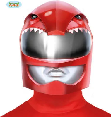 Produktbild von roter Helm Superheld Ranger rot Soldat