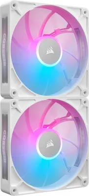 Image de Kit de démarrage Corsair iCUE Link RX140 MAX RGB - Ventilateurs de boîtier - 140 mm - blanc (lot de 2)