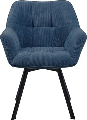 Produktbild von Esszimmerstuhl HLO-CP108 Cord blau