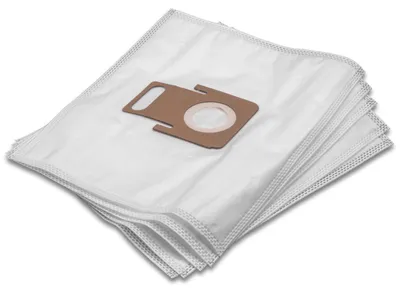 Zdjęcie produktu dla vhbw 5x worek na kurz zamiennik do Thomas 787243 do odkurzacza - 27 cm x 21 cm biały