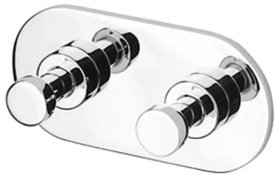 Produktbild von Geesa Bademantelhaken mit 2 Haken, Nemox, G065 x 15-02