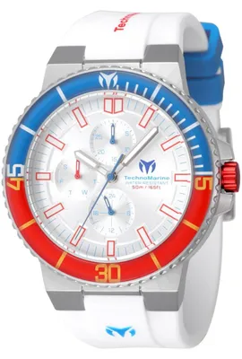 Produktbild von TechnoMarine Racing Legends TM-525037 Herrenuhr - Quarzwerk - Edelstahl mit silbernem Zifferblatt - 43 mm