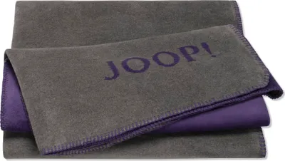 Produktbild von LOESCHEN JOOP! Plaid Uni-Doubleface Farbe Schiefer-Violett Größe 150 x 200cm