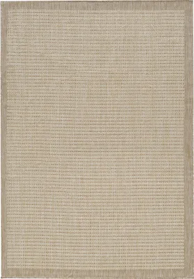 Produktbild von Outdoor Teppich Einfarbig Wetterfest Waschbar Strapazierfähig | Läufer Beige 80x250 cm Balkon Terrasse  | DAFNE – Kadima Design