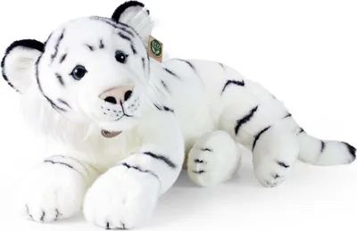 Obrázok produktu pre RAPPA Plyšový tiger biely 60 cm ECO-FRIENDLY