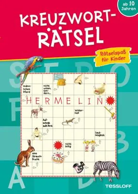 Obrázok produktu pre Kreuzworträtsel: Rätselspaß für Kinder (blau)