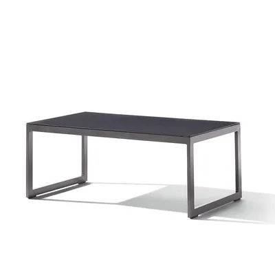 Produktbild von Sieger Loungetisch mit Glasplatte 110x60x44 cm