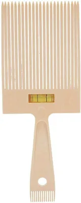 Image de Kit de peignes professionnels pour hommes, comprenant un peigne à dents fines et un peigne à dents larges, idéal pour les coiffures de salon
