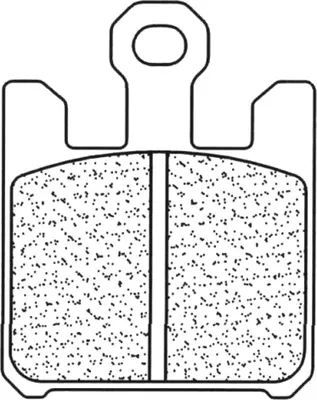 Productafbeelding van Cl Brakes 1110xbk5, sintered remblokken, zilverkleurig. Kleur: zilver. Eén maat