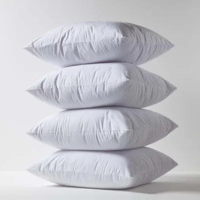 Obrázok produktu pre Sada štyroch ochranných návlekov na vankúše do kúpeľne, rozmer 60 x 60 cm, vyrobené z 100% bavlny s povrchovou úpravou z froté, vodeodolné, priedušné, hypoalergénne, možné prať