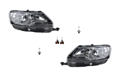 Zdjęcie produktu dla Johns, Reflektory halogenowe kompatybilne z Skoda Rapid 12-17 H15 z H7 Zestaw Lewy Prawy 5JB941017 5JB941015 5JB941018 5JB941016