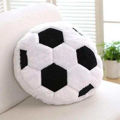 Produktbild von FußBalancekissen, 45 x 45 cm - Weich gefüllt - Langlebiges Spielzeug - Dekokissen - Wohnaccessoire - Perfekt als Geschenk für Kindergeburtstage - Dekokissen