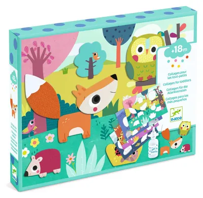 Obrázok produktu pre Kreatívna hra Moje prvé koláže, Djeco