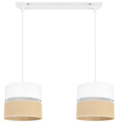 Produktbild von Hängelampe, Deckenleuchter, Lampenschirm 20 cm, weiß