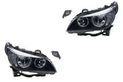 Produktbild von Johns, Scheinwerfer Satz passend für BMW 5er E60 E61 01/05-03/07 Xenon D2S H7 + Nebels. 63177177711 7177711 63177177712 7177712 63127160193 6312716019