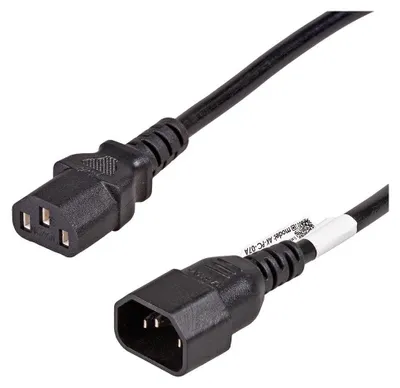 Image de Akyga AK-PC-07A IEC C13-C14 230V/50Hz 3m power cable extension cable