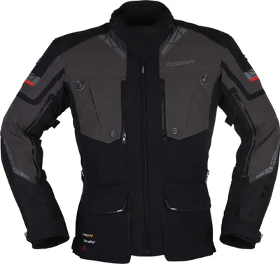 Produktbild von Modeka Motorradjacke Panamericana II schwarz / dunkelgrau S
