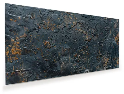 Produktbild von Glasbild 60x30cm in XXL für Wohnzimmer, Schlafzimmer Motiv Abstrakte Struktur