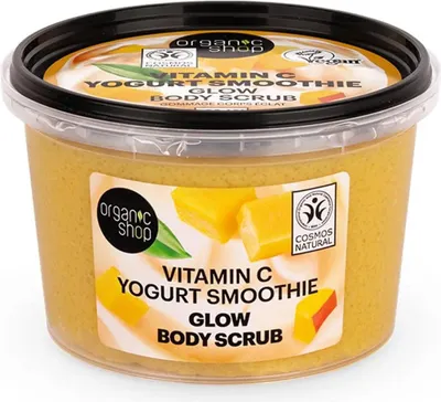 Zdjęcie produktu dla Organic Shop Vitamin-C Yoghurt-Smoothie Peeling Köperpeeling 250 ml