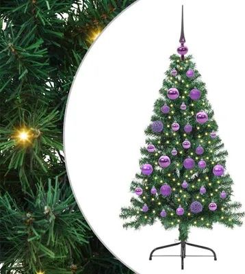 Immagine prodotto di vidaXL Albero di Natale artificiale preilluminato verde 120 cm PVC