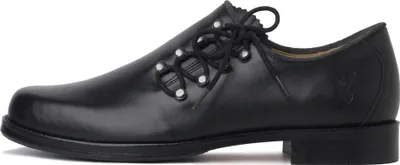 Produktbild von Trachtenschuh Haferlschuhe 578-H mit Ledersohle schwarz , Schuhgröße:44, Farbe:Asch