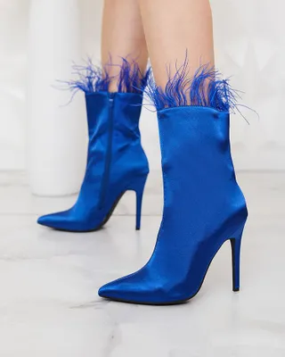 Produktbild von Royalfashion Blau Damen Federstiefel Wenelika, Größe 39