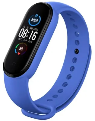 Immagine prodotto di Braccialetto per Xiaomi Mi Band, modelli M5 e M6, fitness tracker, colore blu
