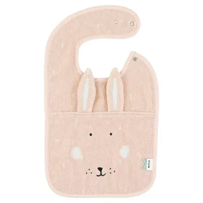 Produktbild von lätzchen Mrs. Rabbit44 x 26 cm Baumwolle rosa