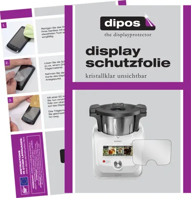 Obrázok produktu pre 2x ochranná fólia pre SilverCrest Monsieur Cuisine Connect clear Screen Protector Film Ochrana displeja dipos
